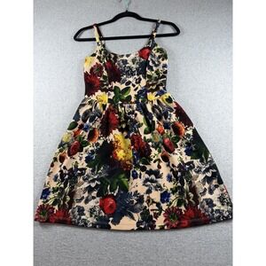 Soprano Floral Mini Sundress Boho Cottage Core Flirty Camisole Stretchy X Small